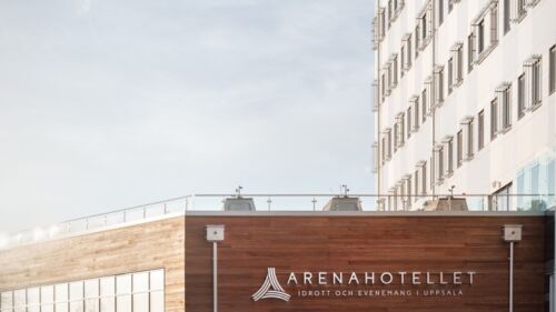 Arenahotellet entré stor