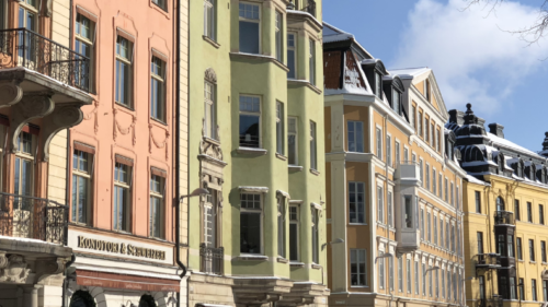 Östra Ågatan fasader