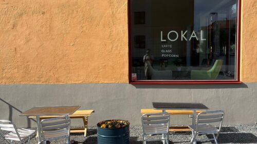 Utsidan av restaurang Lokal