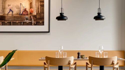 Inredning på Restaurang Sverres