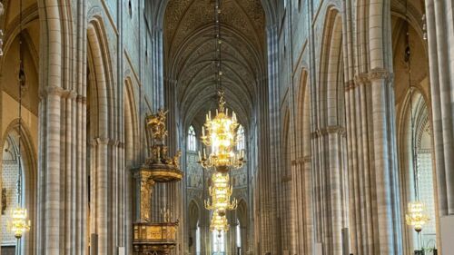 Interiör av Uppsala Domkyrka
