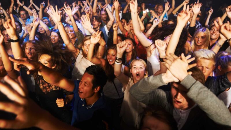 Publik på konsert