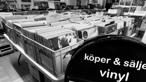 Vinylbutiken Openmind i Uppsala