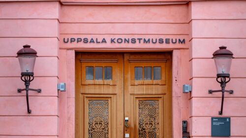 Entrén till Uppsala konstmuseum