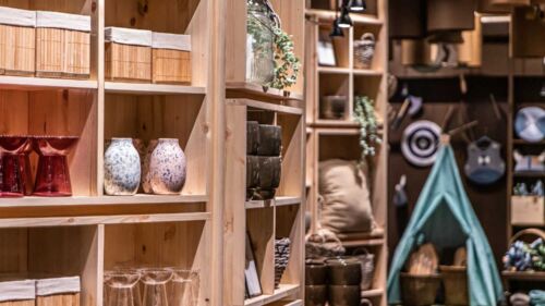 Butiksinredning hos Systrene Grene